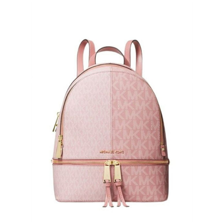Michael Kors Womens Rhea Zip Medium Backpack Smokey Rose Michael Kors Womens Rhea Zip Medium Backpack Smokey Rose