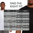 thumbnail image 6 of Mens Active T-Shirt - Quick-Dry Athletic Workout Training Stretch Crew Neck Short Sleeve Top 5 Pack X-Large, Assorted 3, 6 of 9