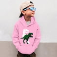 thumbnail image 2 of Byoo Toddler Boys Hooodie Oversized Dinosaur Graphic Long Sleeve Pullover Hooded Tops Active Soft Sweatshirts for Child, 2 of 6