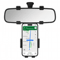 thumbnail image 1 of Soporte  Celular para Retrovisor de Auto | Porta Teléfono Ajustable 270° | Soporte GPS para Navegación y Llamadas Manos Libres | Compatible con iPhone y Android, 1 of 5