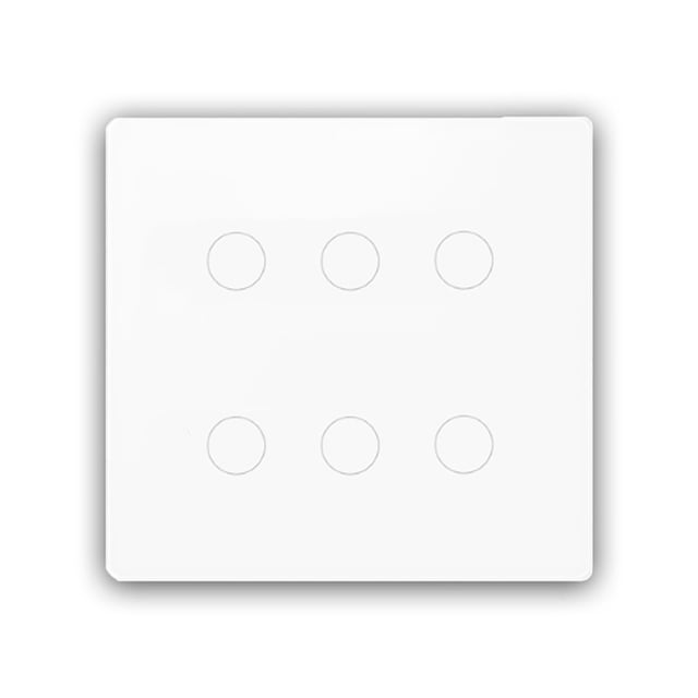 WiFi Touching Switch Strong Sensitivity Dual-mode 6/8 Way Switch for Tuya Smartlife App for Tmall Genie