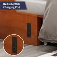 thumbnail image 4 of ZAFLY Murphy Cube Cabinet Bed with USB Charging Station, Murphy Bed Cabinet with Large Drawer & Folding Mattress, Queen Size Bed Frame for Guest Room/Living Room/Bedroom - Cherry, 4 of 8