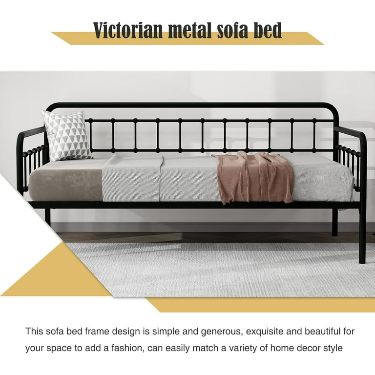 Wrought iron sofa come bed discount
