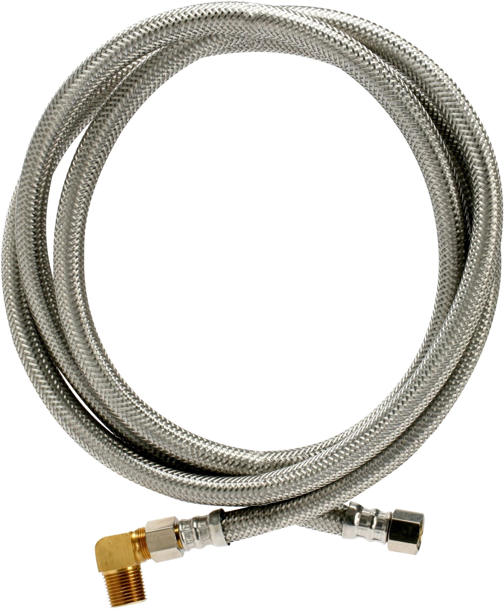 Fluidmaster 3/8 in. Compression X 3/8 in. D Compression 72 in. Stainless Steel Dishwasher Supply Lin