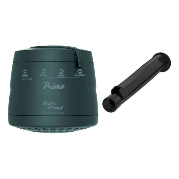 Regadera Eléctrica De 4 Temperaturas, Negra, Con Brazo