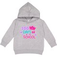 thumbnail image 2 of Inktastic 100 Days of School in Pink and Purple with Crown Toddler Hoodie, 2 of 4