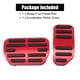 thumbnail image 5 of Cubiertas de pedal antideslizante Unique Bargains Rojo para coche, 5 of 7
