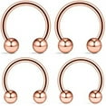 thumbnail image 1 of Briana Williams 16/14G CBR Horseshoe Circular Rings 316L Surgical Steel for Septum Piercing Jewelry, 1 of 1