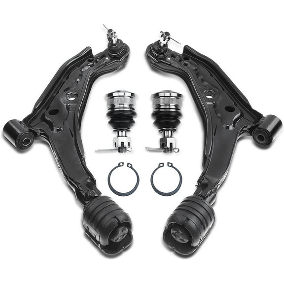 A-Premium 4Pcs Front Lower Control Arms Assembly and Ball Joints Compatible with Nissan Sentra 1995-1999 200SX 1995-1998 US Built Only