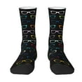thumbnail image 3 of Colorful Glasses Stockings Hipster Eyeglasses Socks High Quality Gothic Socks Autumn Clim, 3 of 7