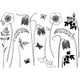 Crafty Individuals Unmounted Tampon en Caoutchouc 4.75"X7" Pkg-Build A Spring Flower Garden – image 1 sur 1