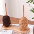 thumbnail image 4 of 360 Degree Rotating Wooden Yarn Holder Thread Spool Organiser Stand for Weaving, 4 of 8