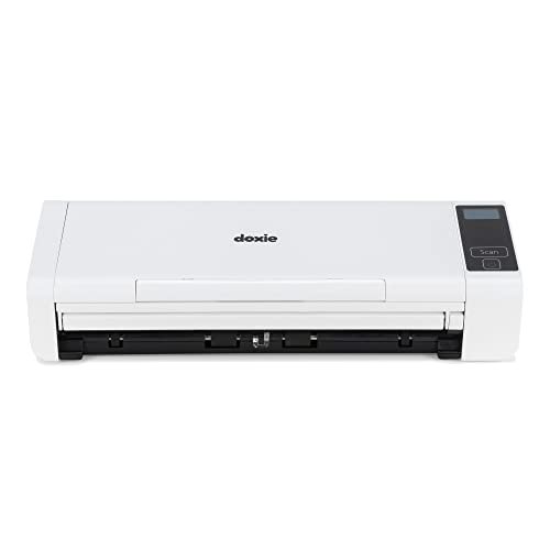 Doxie Pro DX400 - Escáner de documentos y recibos con cable para el hogar y la oficina. El mejor escáner de escritorio, pequeño, compacto y dúplex (a doble cara) para Windows y Mac.