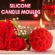 thumbnail image 1 of Molde de silicona con forma de rosa en 3D, perfecto for velas de aromaterapia, jabones y manualidades creativas, 1 of 8