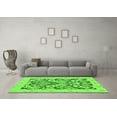 thumbnail image 3 of Ahgly Company Indoor Rectangle Abstract Green Modern Area Rugs, 2' x 3', 3 of 4