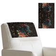 thumbnail image 2 of Xoenoiee Horse Hibiscus Print Recliner Headrest Protector Non Slip Headrest Covers for Recliners Recliner Back Cover for Home, Easy to Clean Furniture Protectors, 1 Pack, 2 of 7