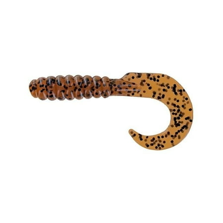 Big Bite Baits CTG220 2 in. Curl Tail Grub Pumpkinseed Fishing Lure - Pack of 10