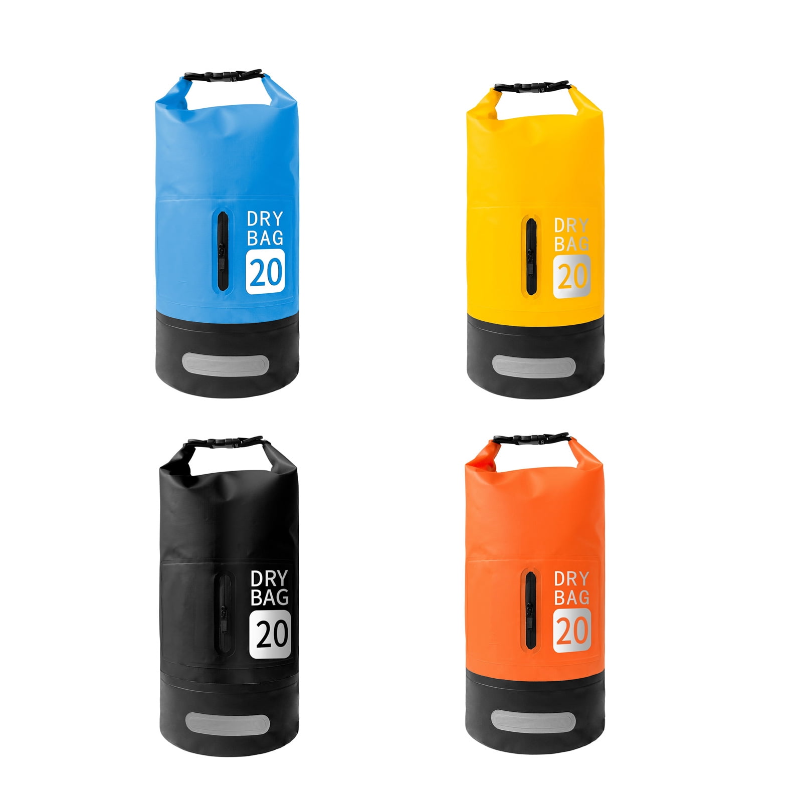 20L Water Proof Storage Bag Dry Bag Water Proof Pack Sacks with Adjustable Shoulder Strap Dry Packs for Hiking Swimming
