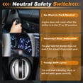 thumbnail image 7 of Unique Bargains Neutral Safety Switch for HYUNDAI ACCENT 2004-2010 Automatic Transmission Replacement Part Black Plastic Construction Replaces 4595628010 1 pcs, 7 of 7