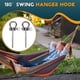 thumbnail image 4 of 2 Pcs 304 Stainless Steel Screw Bracket Heavy Duty 180° Swing Hangers Yoga Hammock Chair Sandbag Har, 4 of 5