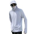 thumbnail image 2 of Vêtements de Protection Solaire en Fibre de Polyester Veste de Sport Pliable pour Protection Solaire, 2 of 5