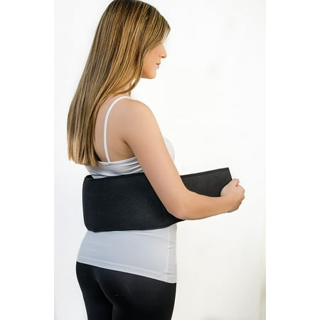 Remedy Health Heat Therapy Lower Lumbar Back Relief Belt with Reusable Gel Pad