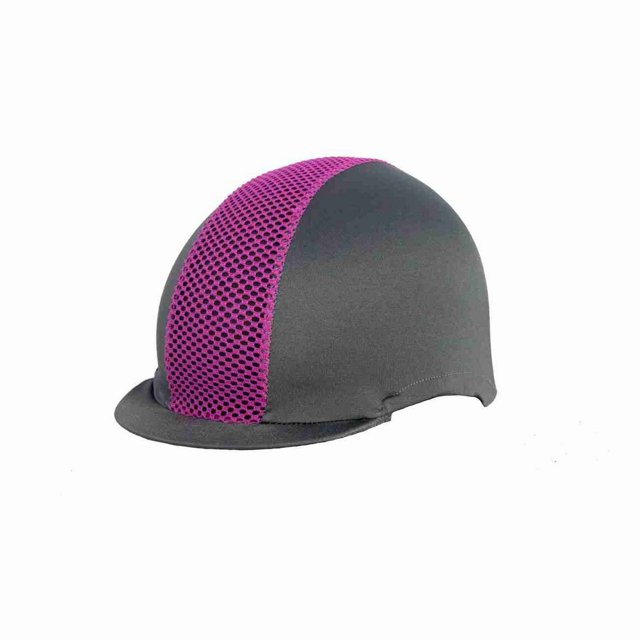 Hy - Funda para Sombrero de Malla (Gris, Rosa)