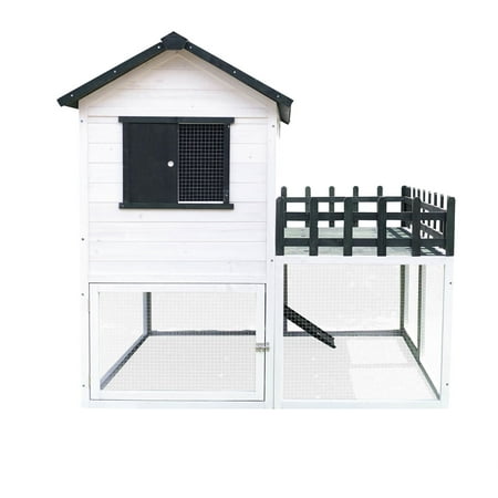 Hanover Elevated Wooden Chicken Coop