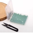 thumbnail image 3 of Paialco Clear Plastic Flat Rectangle Storage Box for Beads and Tools, 3 Inches, 3 of 5
