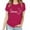 Hot Pink, variant on Patlollav Women Tees Under $10, Valentine'S Day Tops for Women's Love Love Print T-Shirt Round Neck Short Sleeve Blouses Shirts