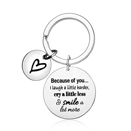 Sister Keychain Long Distance Friendship Gift from Sister Best Friend Gifs for Her BFF Soul Sister Birthday Christmas Key Chain Present for Women Teen Girl Slibling Family Gif Half Sister in Law 