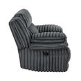 thumbnail image 5 of Lexicon Goodland Corduroy Glider Reclining Chair in Dark gray, 5 of 15