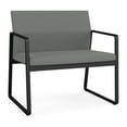 thumbnail image 1 of Gansett Reception Waiting Room Bariatric Chair / Black Steel / Light Gray, 1 of 5