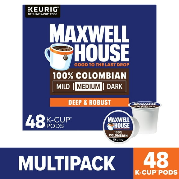 Maxwell House 100% Colombian Medium Roast K-Cup® Coffee Pods, 48 ct Box