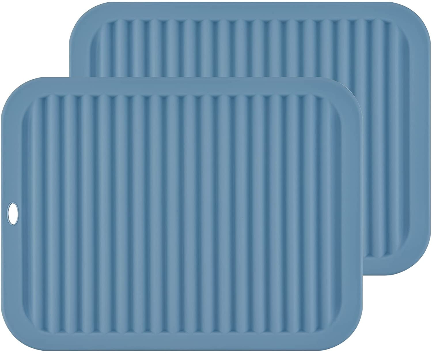 Rectangle Heat Resistant Mat Kitchen Silicone Non-slip Trivet Pot Pan Holder Pad 