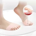 thumbnail image 4 of 4pcs Soft Toe Separators for Women, Hyggear Bunion Relief Cushions, 4 of 5