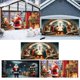 thumbnail image 1 of Puerta De Garaje Navideña Papá Noel Navidad Llega Puerta De Garaje Cubierta 6 X 13 Pies Cartel Grande Para Jardín Invierno Interior Exterior Decoración Para Fiestas ¡Puerta De Garaje!, 1 of 6