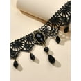 thumbnail image 3 of QQTDFG Tassel Crystal Black Lace Choker for Women Jewelry for Women Necklace-default, 3 of 4
