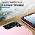 thumbnail image 6 of Designed for Samsung A03s Heavy Duty Case, Protection Shockproof Dropproof Dustproof Anti-Scratch Phone Case Cover for Samsung A03s Heavy Duty Case, Pink, 6 of 8