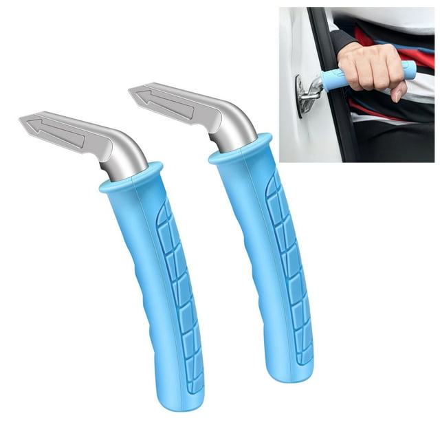 2PCS Car Assist Handle for Elderly, Auto Safety Door Bar with Comfortable Grip, Universal Fit