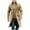 Khaki, variant on FAHUOMU Men's Winter Coat Oversized Notched Long Jacket Trench Coat Single Breasted Lapel Coat For Men, M-XXXL