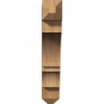 thumbnail image 6 of Ekena Millwork 4"W x 22"D x 22"H Balboa Craftsman Rough Sawn Bracket, Western Red Cedar, 6 of 13