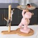 thumbnail image 4 of Bandeja de almacenamiento de oso nórdico, estatua, decoración para sala de estar, regalo para niña H, 4 of 5