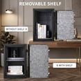 thumbnail image 3 of TigerKing Large Fireproof Safe 1.8 Cu. Ft., Steel Digital Safe Box with Keypad and Keys for Home, Office, Business, 3 of 8