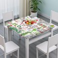 thumbnail image 3 of Square Christmas Tablecloth with Elastic Edges 34 * 34 Inch Waterproof Table Cover Washable Indoor and Outdoor for Party Kitchen Dinner Banquet Patio Picnic, 3 of 3