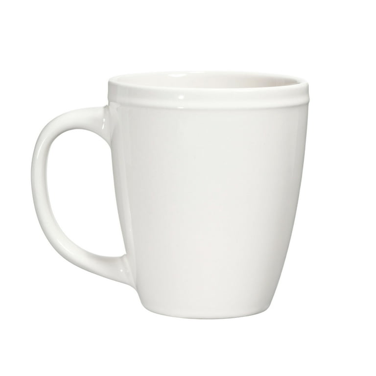 Mainstays 16oz Darby Vanilla Dream White Stoneware Mug - Walmart.com
