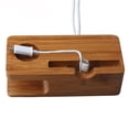 thumbnail image 3 of CNKOO Natural Bamboo Charging Dock Station Phone Holder Bracket Smart Watch Cradle Stand ZZZ, 3 of 6