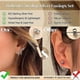 thumbnail image 2 of 3 Pairs Sterling Silver Earrings Set for Women Hypoallergenic Dainty 14K Gold Plated Studs Cartilage Earrings Trendy Cute Earring Stacks for Multiple, 2 of 5
