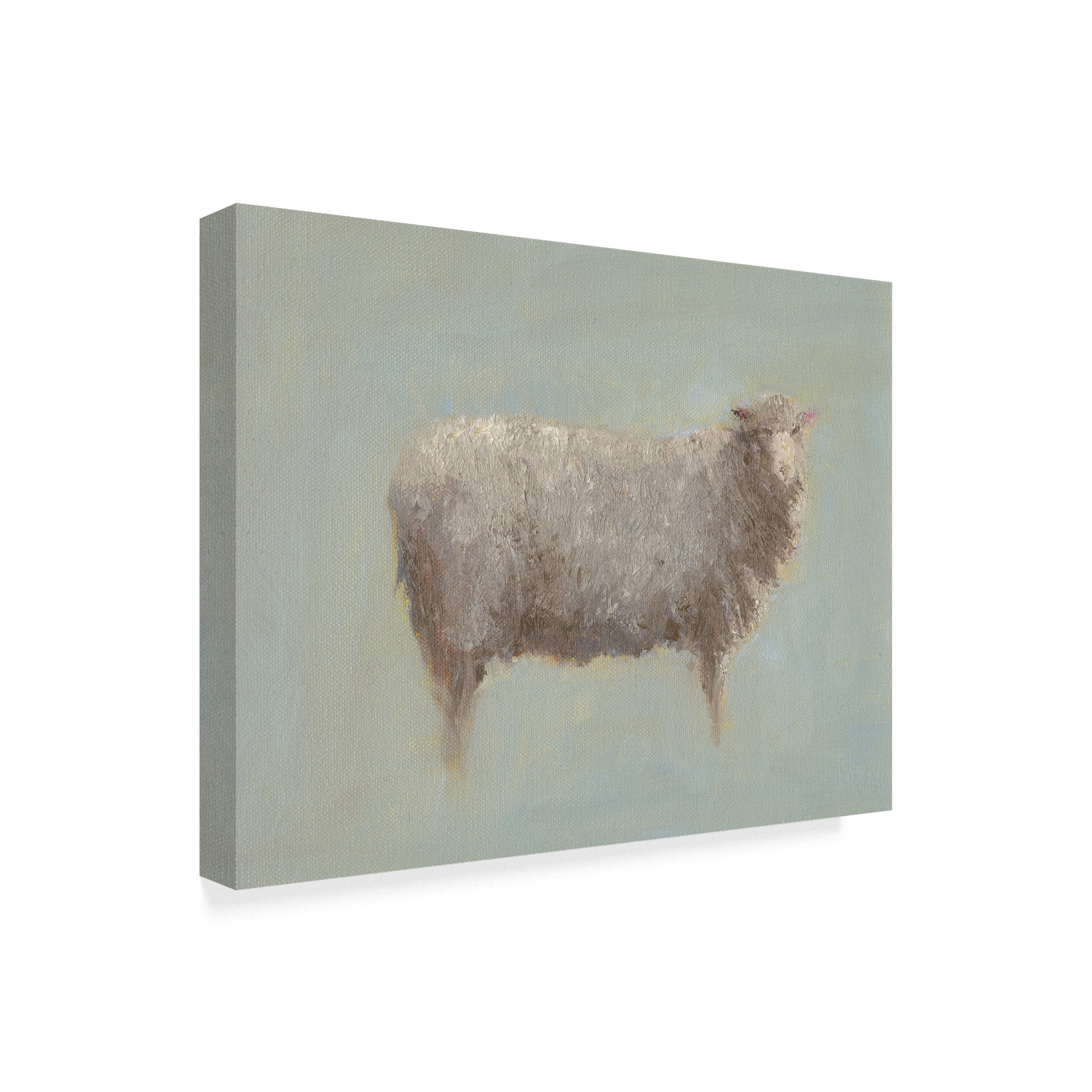 Trademark Fine Art 'Sheep Strut III' Canvas Art by Marilyn Wendling