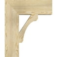 thumbnail image 3 of Ekena Millwork 6"W x 20"D x 24"H Legacy Block Rough Sawn Bracket, Douglas Fir, 3 of 4